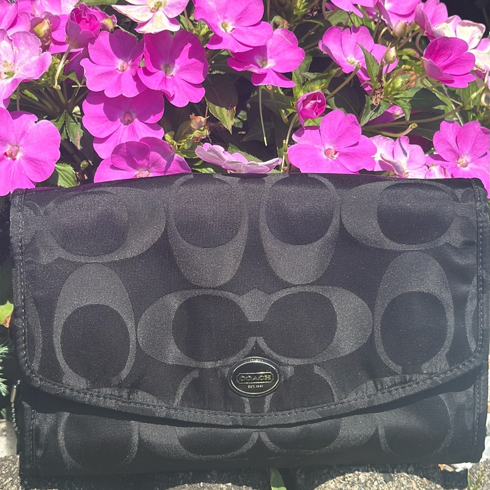 Coach nylon toiletry bag